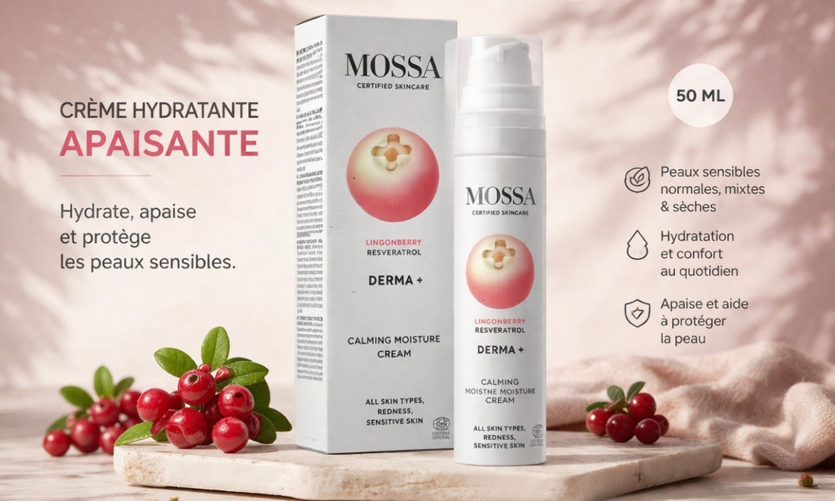 Crème Hydratante Apaisante 50 ml – Peaux Sensibles, Normales à Sèches